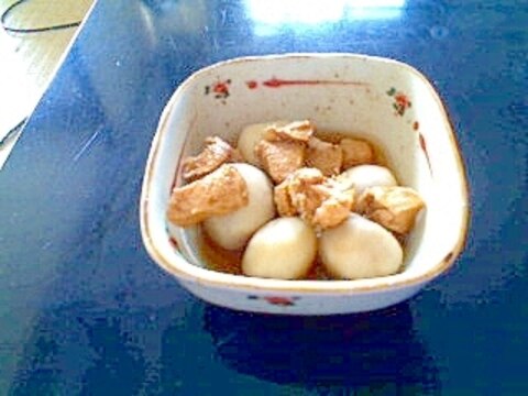鶏肉と冷凍里芋の煮物